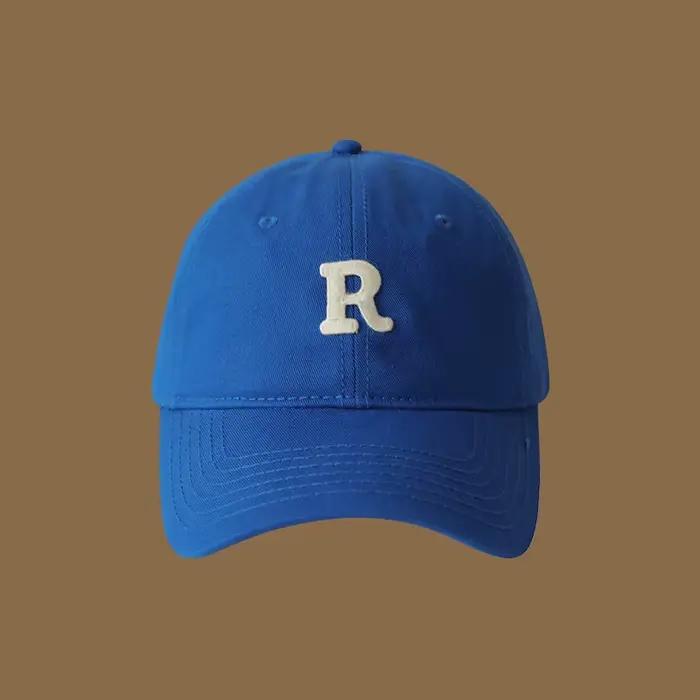 Casquette de baseball brodée de lettres en coton doux pour hommes et femmes, sports de plein air déc