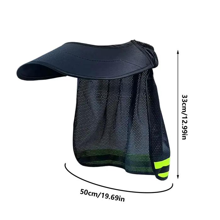 Casque de sécurité pare-soleil, Protection solaire de Construction, respirant, refroidissement, acce
