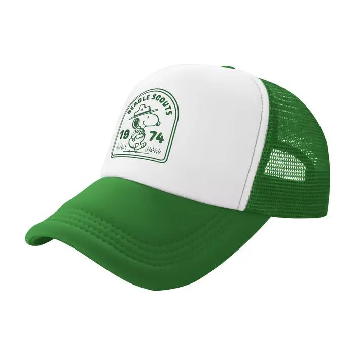 Casquette de camionneur Snoopys Beagle Scouts, chapeau de dessin animé unisexe, chapeau de soleil, c