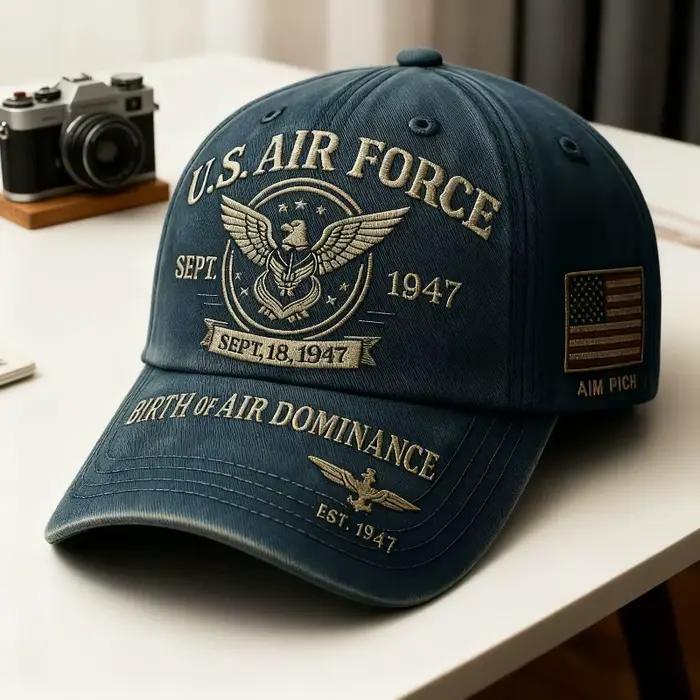 Casquette de baseball américaine du 250e anniversaire des patriotes - Aigle chauve et drapeau à 50 é