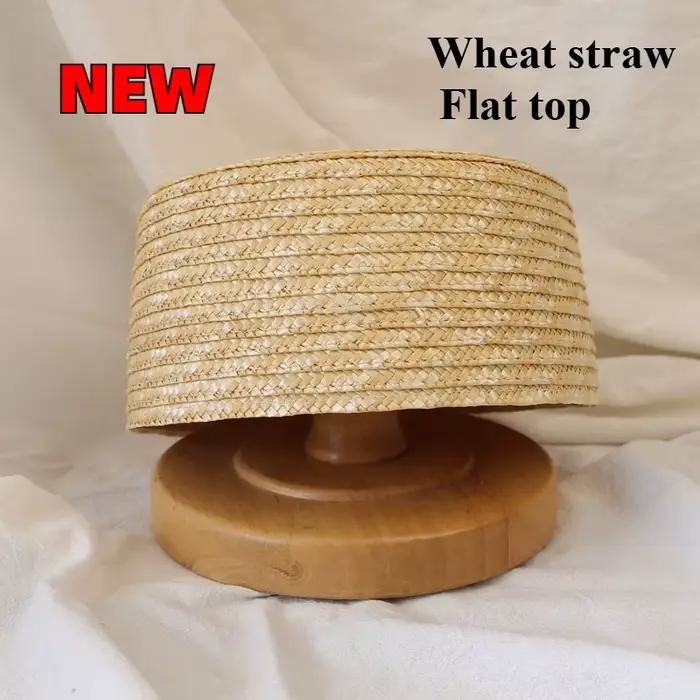 Nouveau Chapeau Fedora en Raphia 100% Naturel 2026 pour Femme, Style Rétro Français, Chapeau Cloche 