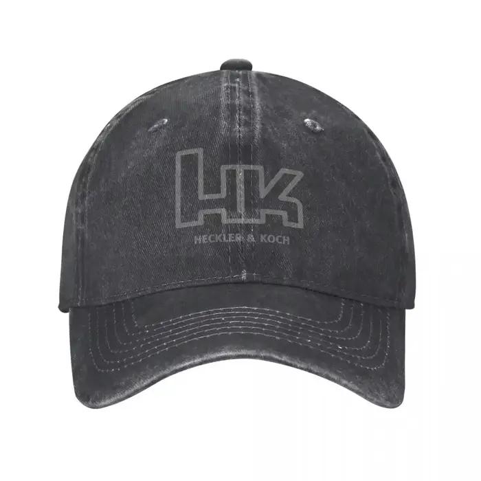 Casquettes de baseball Heckler Koch HK, casquettes décontractées en denim vieilli, unisexes, pour ac