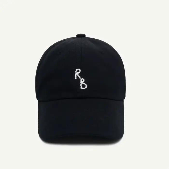 Casquette de baseball monogramme décontractée en coton pour hommes et femmes, chapeau de papa en tis