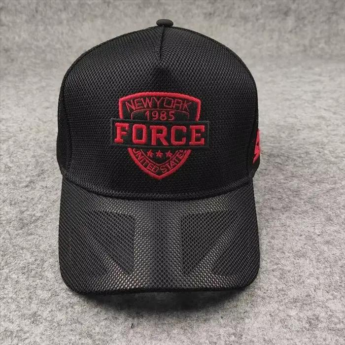 Casquette de Baseball en maille pour hommes, motif de bouclier, grande circonférence de la tête, cou