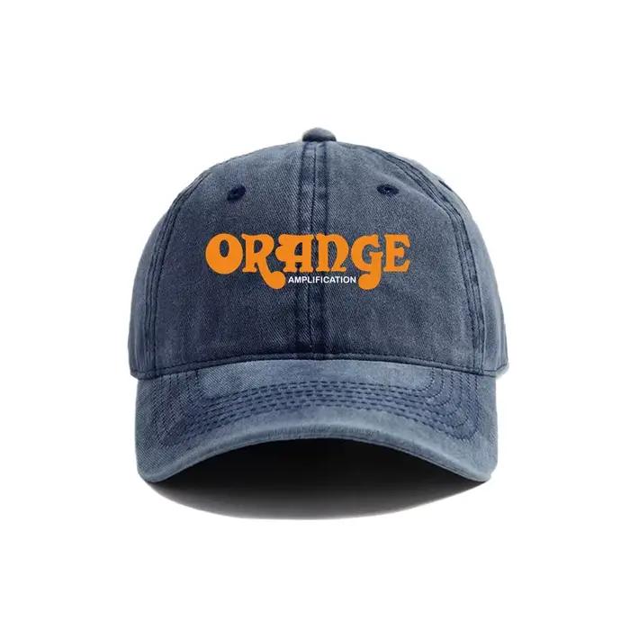 Orange Amplification Baseball Caps DistMurcia Chapeaux Papa Cap Hommes Femmes Rétro En Plein Air D'é