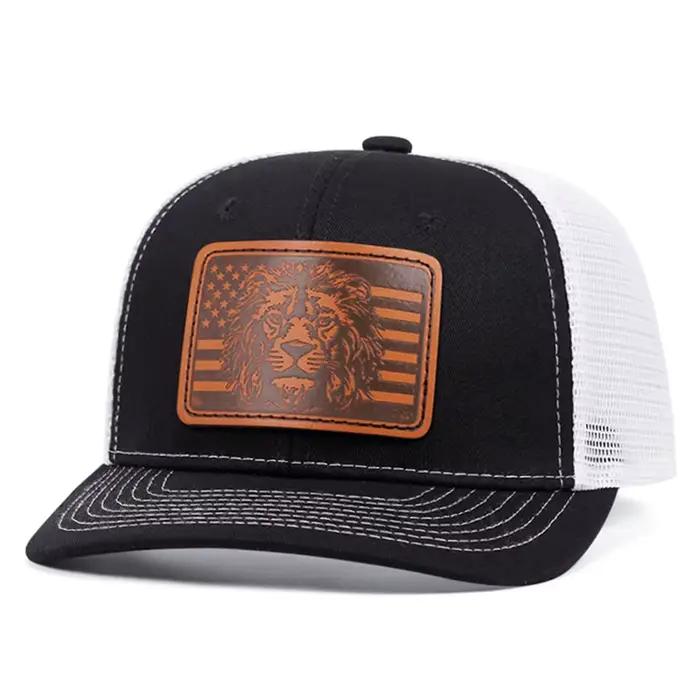 Nouvelle Casquette Hip Hop 2026 avec Écusson Lion, Casquette en Maille, Casquette de Soleil d'Extéri