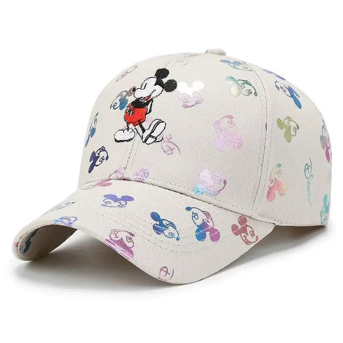 Casquette de baseball Mickey Mouse pour femme, style streetwear, casquette de papa, vente chaude