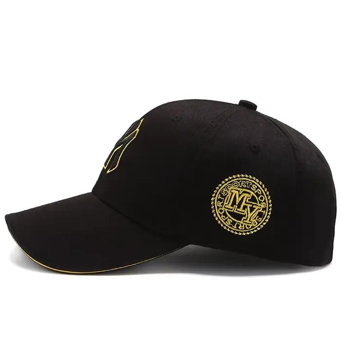 Casquettes Quatre Saisons pour Hommes – Casquette de Baseball Décontractée Noire Tendance Rétro avec