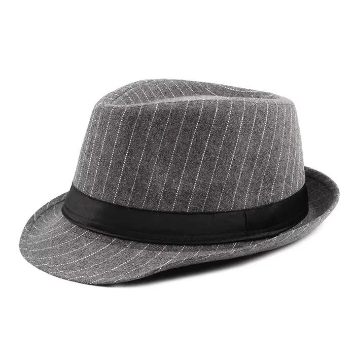 Chapeau en laine élégant pour homme, unisexe, décontracté, à carreaux, style britannique, chapeau de