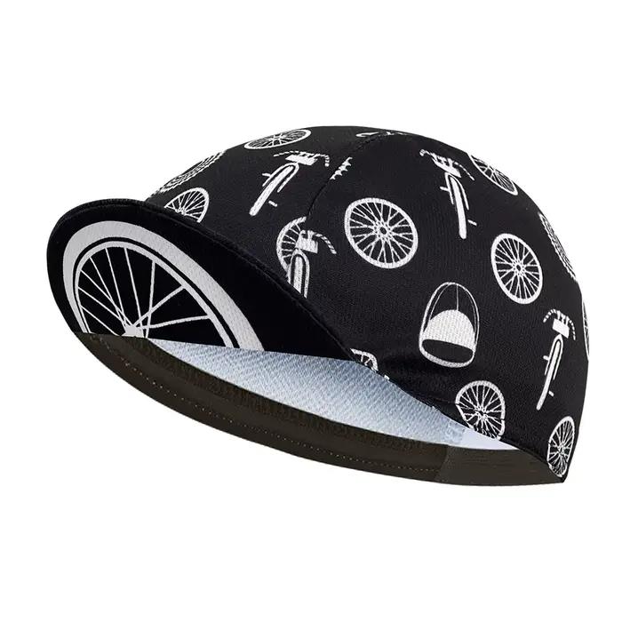 Bonnet de cyclisme classique unisexe, matériau anti-transpiration en polyester, populaire, graffiti