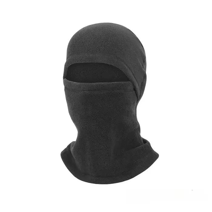 Casquette coupe-vent d'extérieur, écharpe de cou, cagoule polaire chaude d'hiver, chapeau unisexe, m
