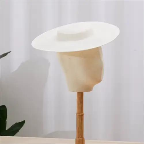 Base de Chapeau Multicolore avec Ruban, 33cm, pio, Élégant, Fait à la Main, Accessoires pour Femme, 