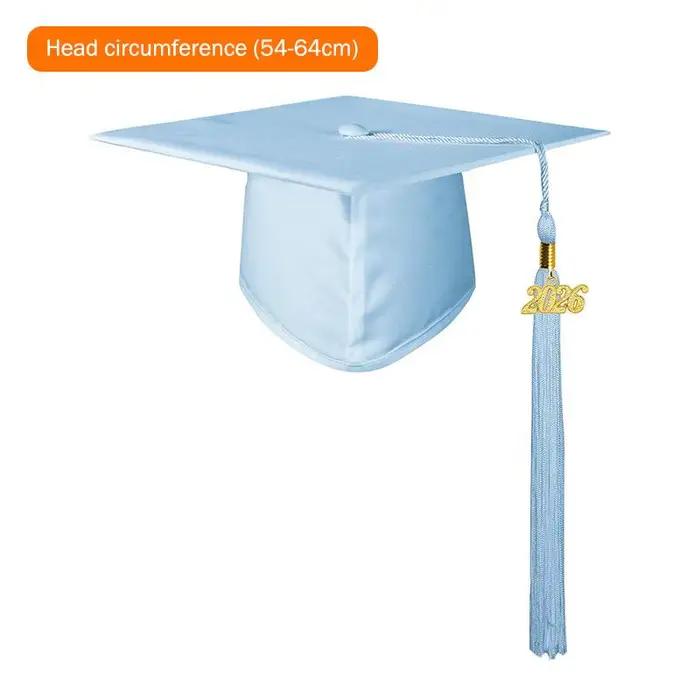 Chapeau de Cérémonie de Remise des Diplômes 2026 avec Pompon pour Lycée et Diplôme Universitaire – U