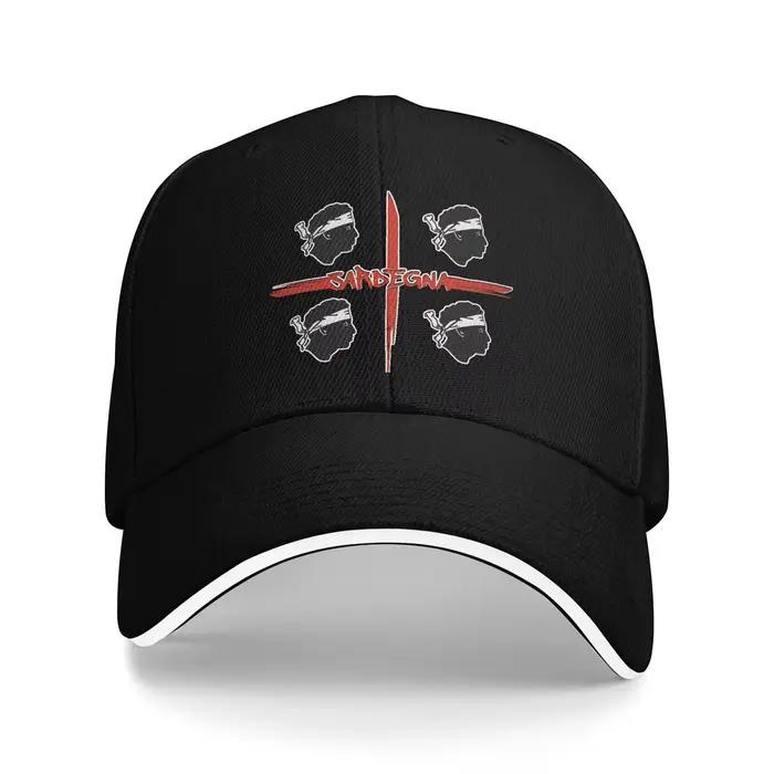 Casquettes de baseball Sardegna, drapeau de la Sardaigne, Bandiera Sarda, chapeaux sandwich tendance