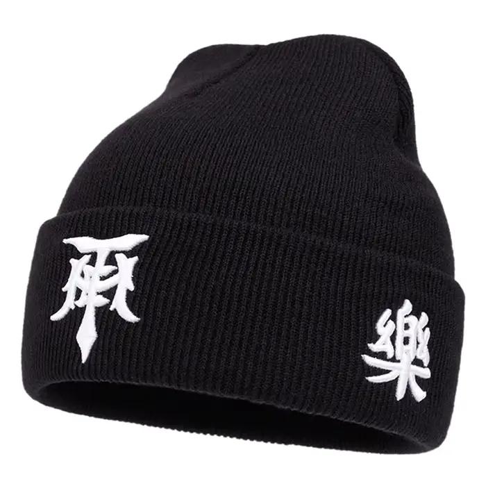 Nouveau Chapeau Tricoté Créatif 2026 Brodé T Street Hip Hop – Chapeau Décontracté Automne Hiver Coup
