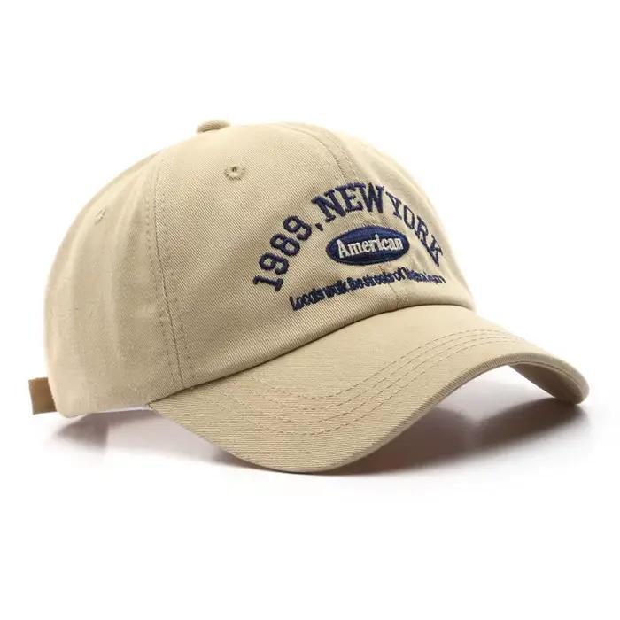 Casquette de Baseball Vintage avec Lettres pour Homme et Femme, Chapeau de Soleil Brodé de Documents