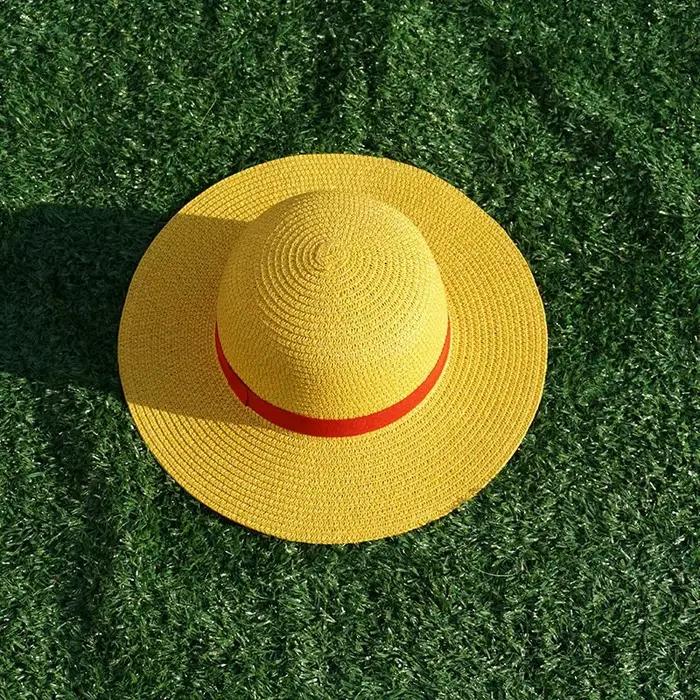 Chapeaux de paille de cosplay Luffy One Piece Anime, chapeaux de dessin animé Luffy Shanks, accessoi