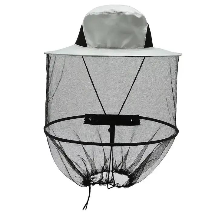 Chapeau anti-moustiques avec filet caché, répulsif en maille, Protection contre les insectes et les 