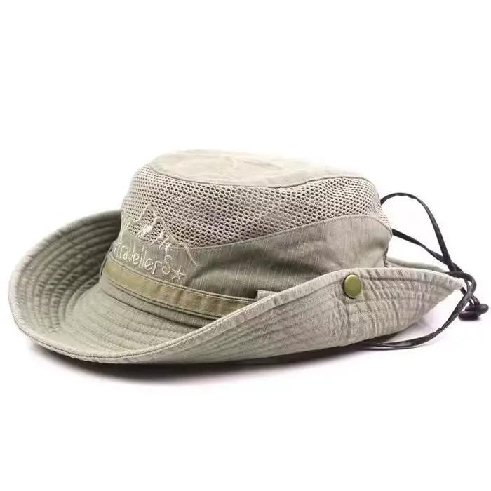 Chapeau de soleil de pêche et de randonnée pour hommes et femmes, Boonie, seau à large bord, casquet