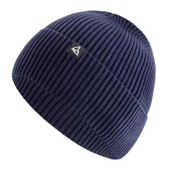 Offre spéciale unisexe automne/hiver bonnet chapeau montagne pic Labal haute élasticité tricoté chap