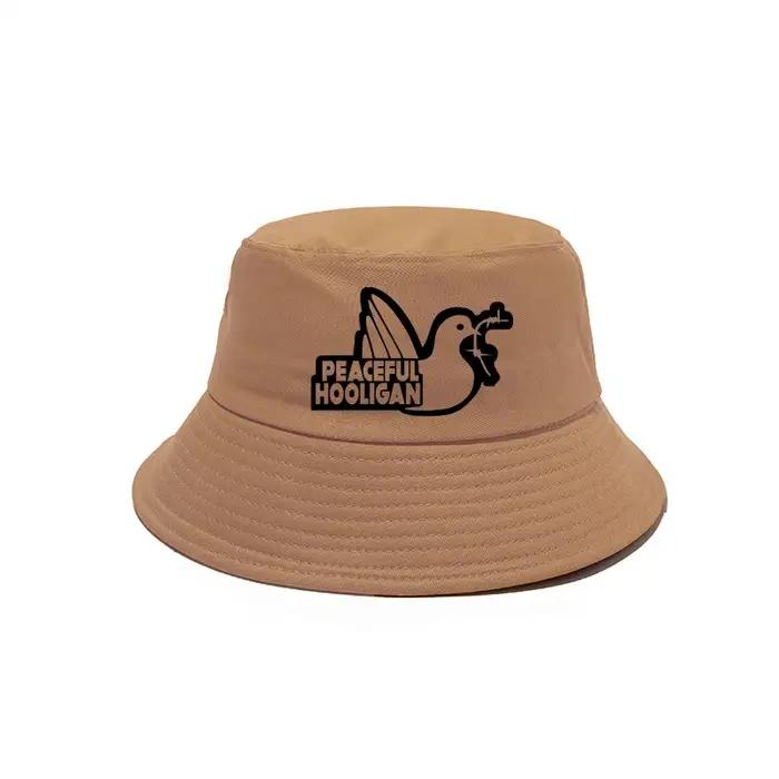 Hooligan Panama paisible chapeaux nouveau chapeau seau en coton extérieur été Cool casquettes de sol