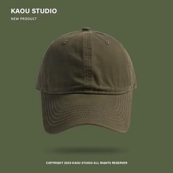 Casquette à visière quatre couleurs unies pour hommes et femmes, casquette de Baseball Simple et déc