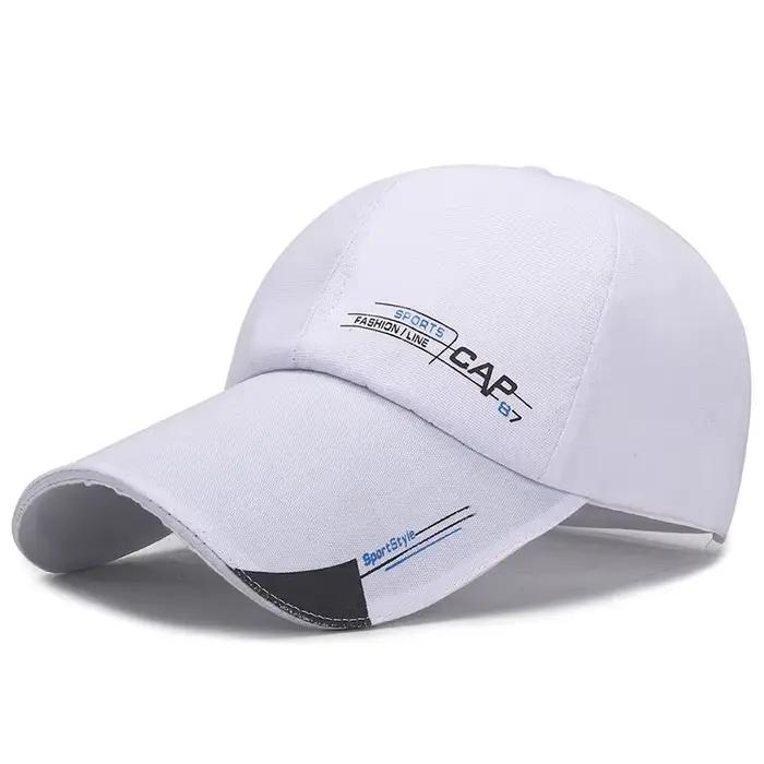 Casquette de baseball en coton pour hommes et femmes, chapeau de sport, visière de course en plein a