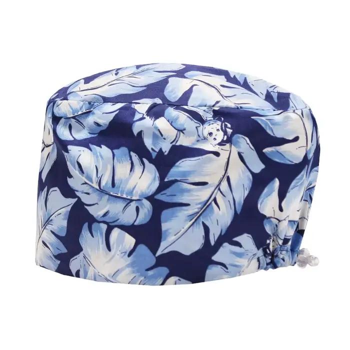 Bonnet de travail à motif requin pour hommes et femmes, 100% coton, pour les soins de santé, la chir