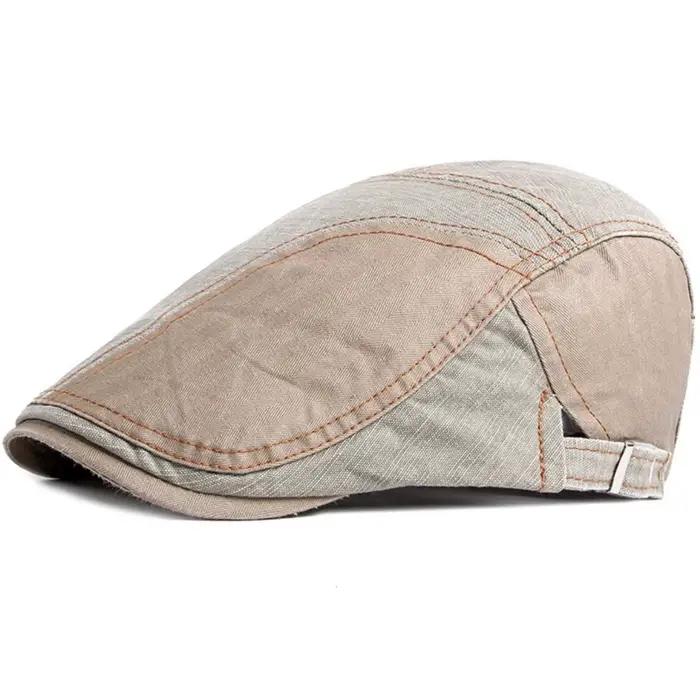Bérets HT2953 pour Hommes et Femmes – Chapeau Béret Printemps-Été-Automne – Casquette Plate d'Artist