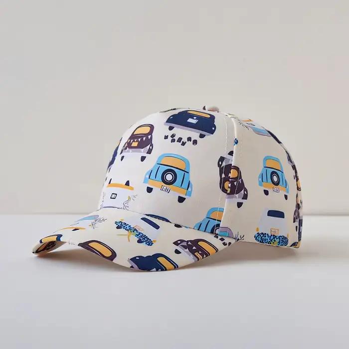 Casquette de baseball pour enfants de 2 à 6 ans, chapeau respirant à visière avec motif animal de de