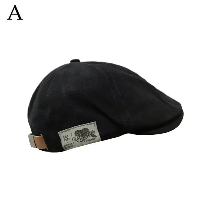 Béret en coton Peaky Blinders pour hommes et femmes, casquette Ivy, style britannique et occidental,