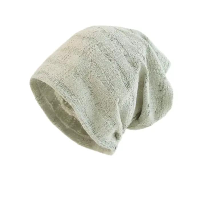 Bonnet tricoté ajouré rétro fin et respirant, style coréen, pour jeunes femmes tendance