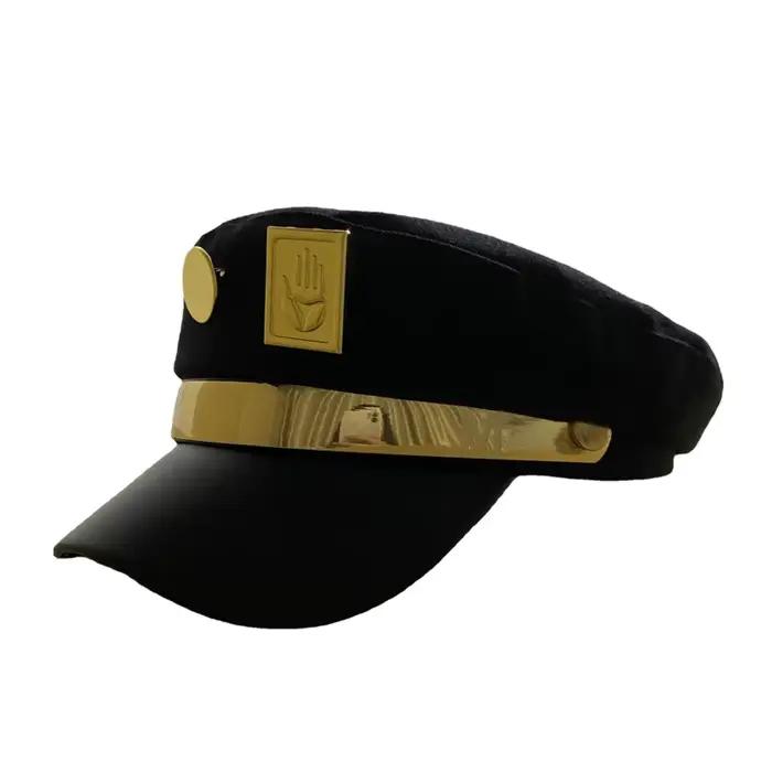 Casquette de Cosplay unisexe pour adultes Badge en métal accessoire de chapeau aventure Bizarre de J