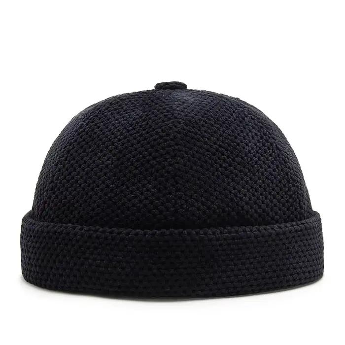 Bocca – bonnet dôme rétro pour hommes et femmes, chapeaux sans bords, Skullcap Docker Vintage réglab