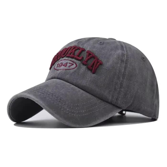 Nouveau chapeau de Baseball brodé en coton Brooklyn chapeau pour hommes et femmes Version coréenne c