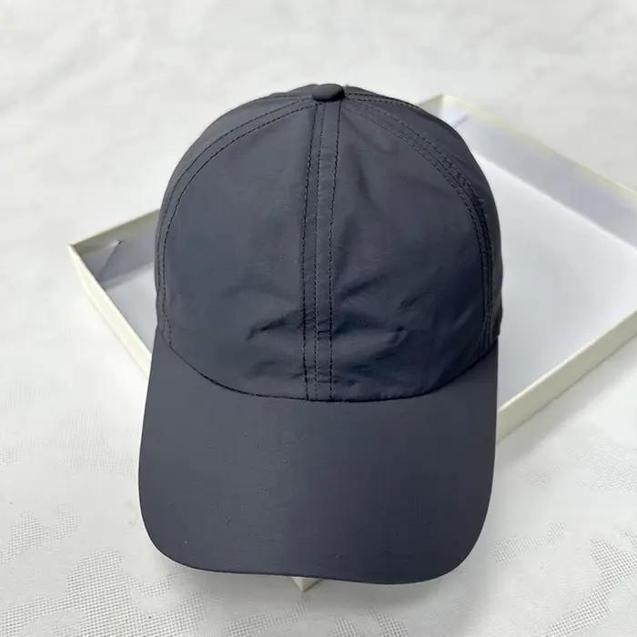 Casquette de Baseball d'été à séchage rapide pour hommes, chapeau de soleil, couleur unie, 100% Poly