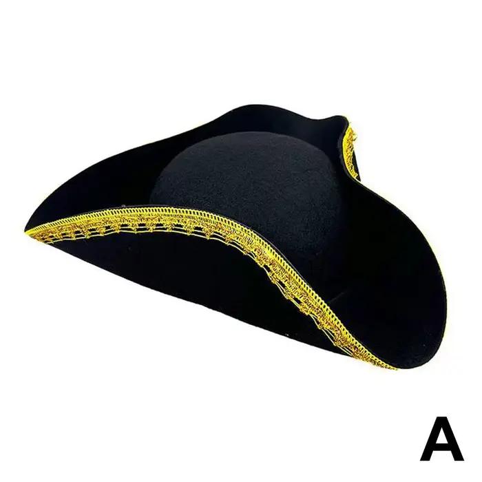 Chapeau de Cosplay Tricorn Colonial pour Adulte, Chapeau de ixd'Halloween pour Femme et Homme, Uniqu