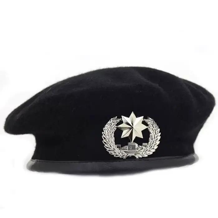 Chapeau béret en laine pour hommes et femmes, Costume de Cosplay de fête, casquette de marin