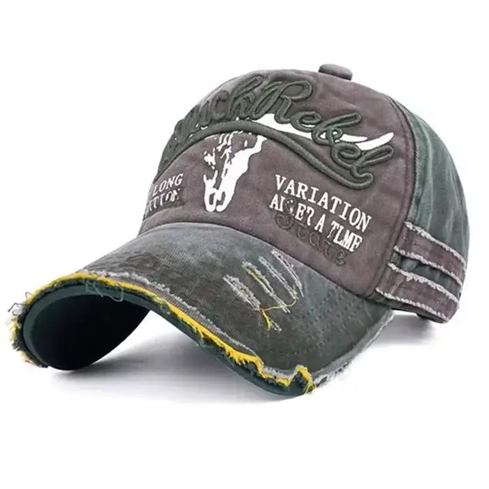 Casquettes de baseball vintage brodées 2025 pour hommes et femmes, casquettes de sport d'extérieur, 