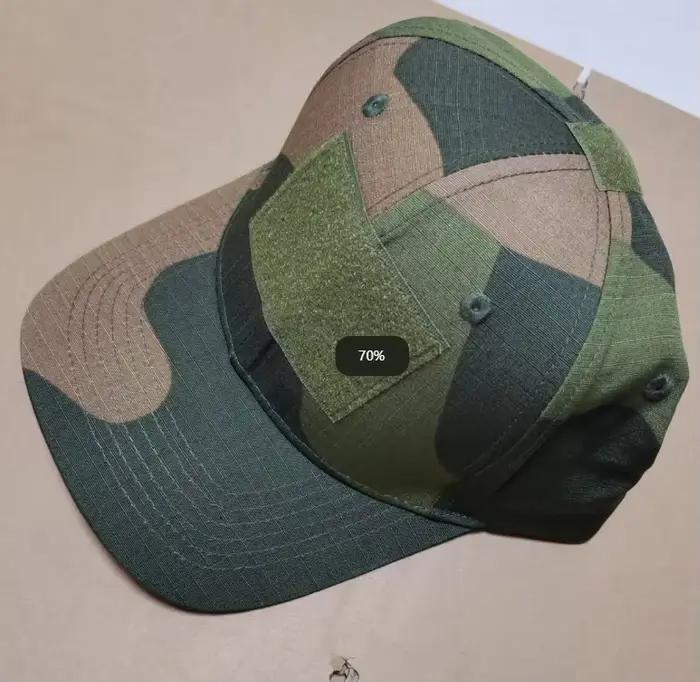 Casquette de baseball camouflage jungle norvégienne verte pour l'extérieur