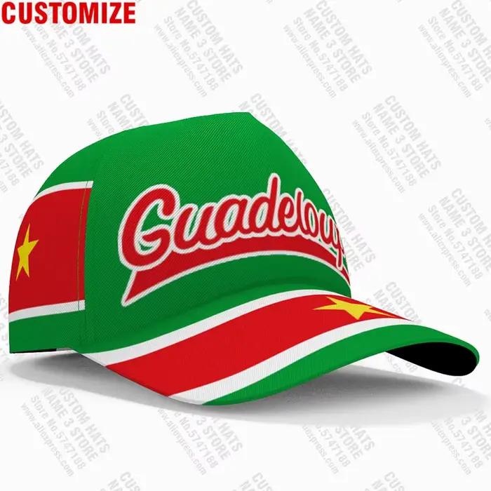Guadeloupe casquettes de Baseball gratuit sur mesure nom France équipe Logo Gp chapeaux Glp pays voy