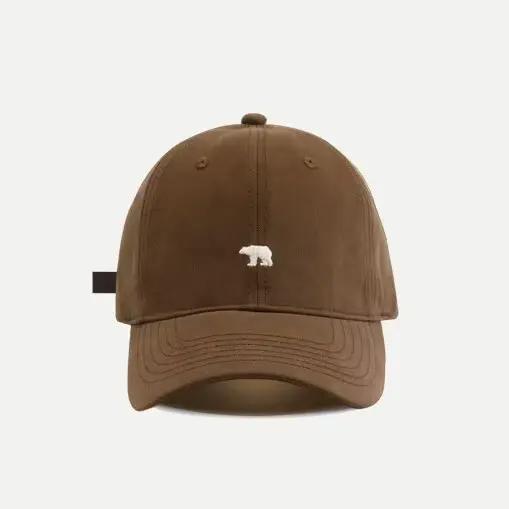 Casquette de Baseball brodée d'ours polaire de dessin animé pour femmes et hommes, chapeau pare-sole