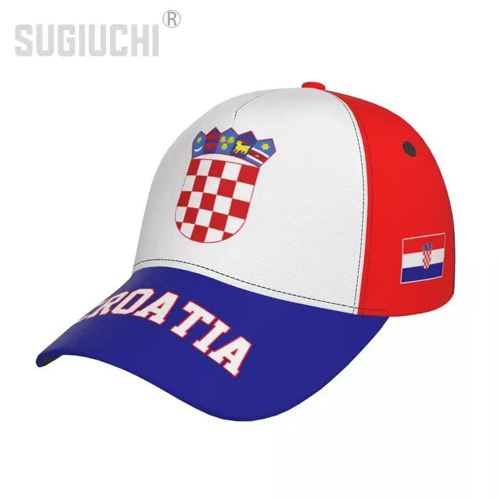 Casquette de baseball unisexe pour adulte, drapeau croate 3D, chapeau patriotique pour baseball et f
