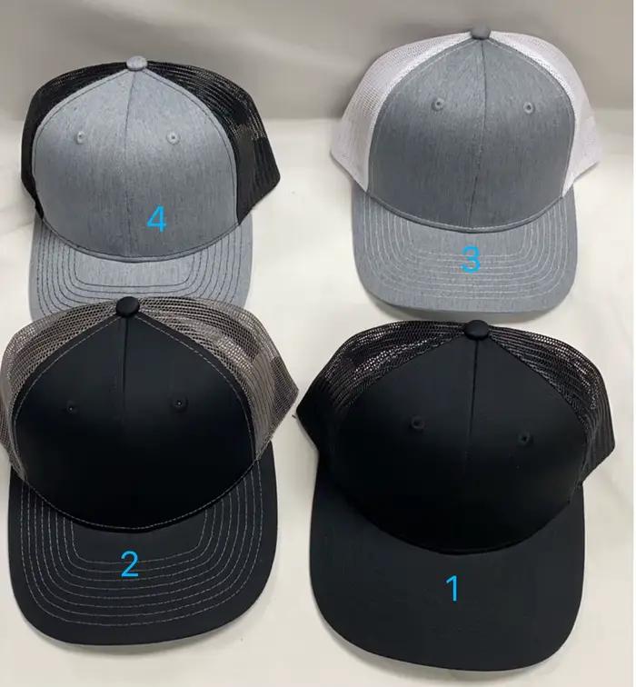Casquettes en cuir personnalisées, casquette de camionneur brodée, qualité supérieure, 5 panneaux, d