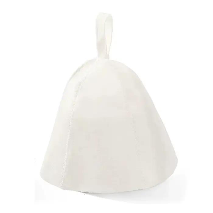 Chapeaux de sauna en feutre pour hommes et femmes, accessoires pour sauna à domicile et hammam