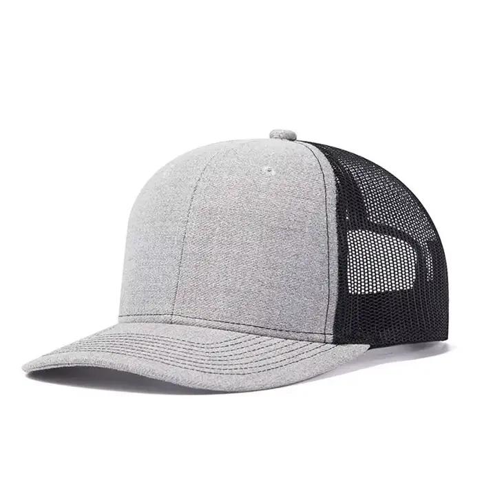 Richardson 112 Casquette de camionneur en maille unisexe, chapeau de soleil respirant avec bord légè