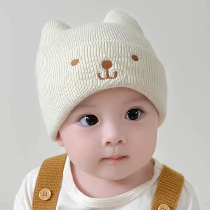 Casquettes pour bébé enfants bonnet tricoté chapeaux pour filles garçons décontracté tout-petits cas