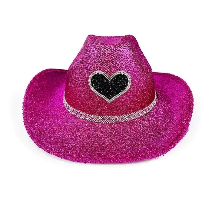 Chapeau de Cowboy en strass Ultra scintillant, chapeau occidental scintillant, chapeau de Cowgirl, c