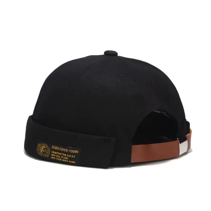 Bocca Docker casquette sans visière casquettes sans bords rétro Skullcap pour hommes femmes couleur 