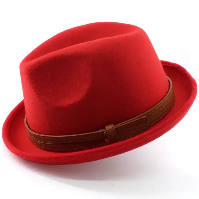 Hommes Femmes Fedora Chapeaux Trilby Cap Jazz Homburg Sunhat Classique Rétro Fête Street Style Voyag